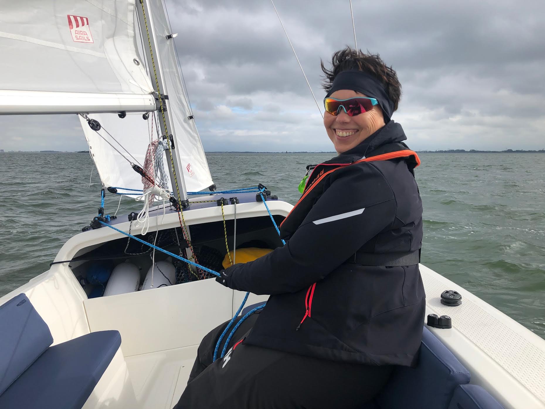  Tjandra en René op het Naardermeer 